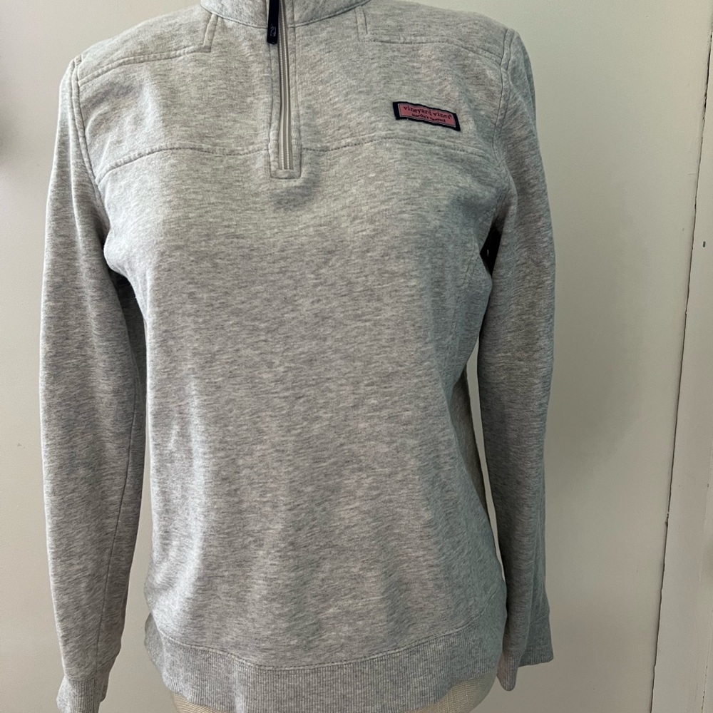 Women's Gray Pullover Sweater - Picture 2 of 8